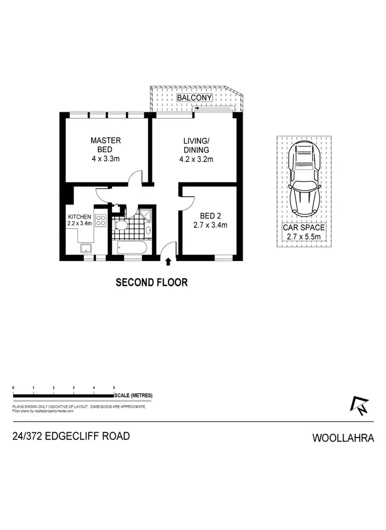Floorplan of Homely apartment listing, 24/372 Edgecliff Road, Woollahra NSW 2025