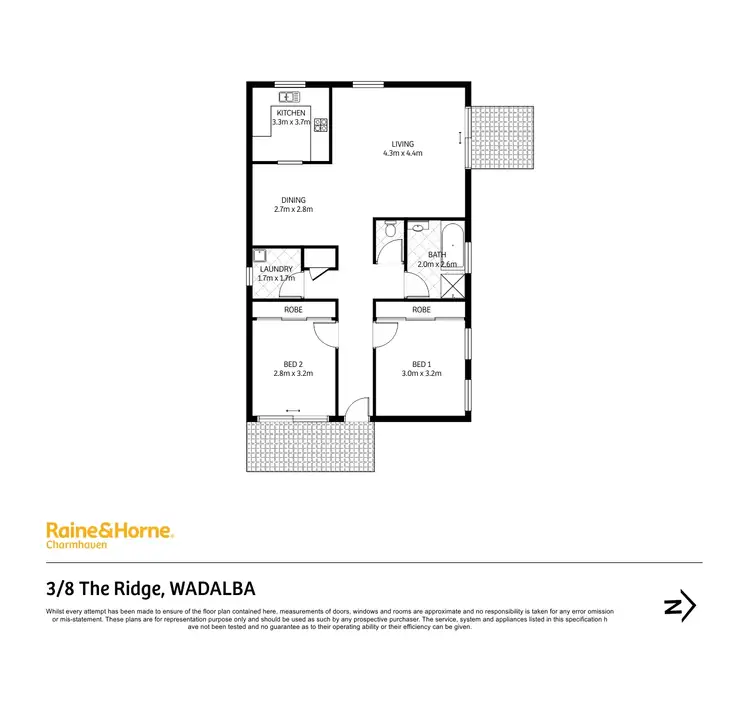 Floorplan of Homely villa listing, 3/8 The Ridge, Wadalba NSW 2259