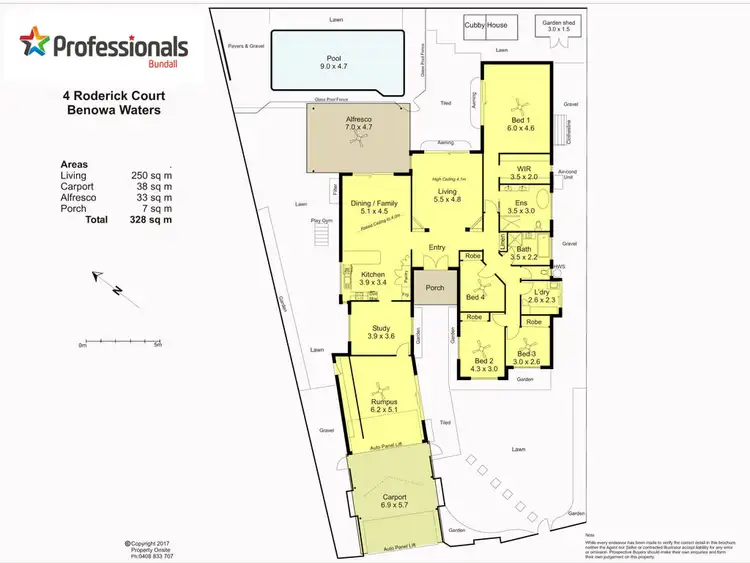 Floorplan of Homely house listing, 4 Roderick Court, Benowa Waters QLD 4217
