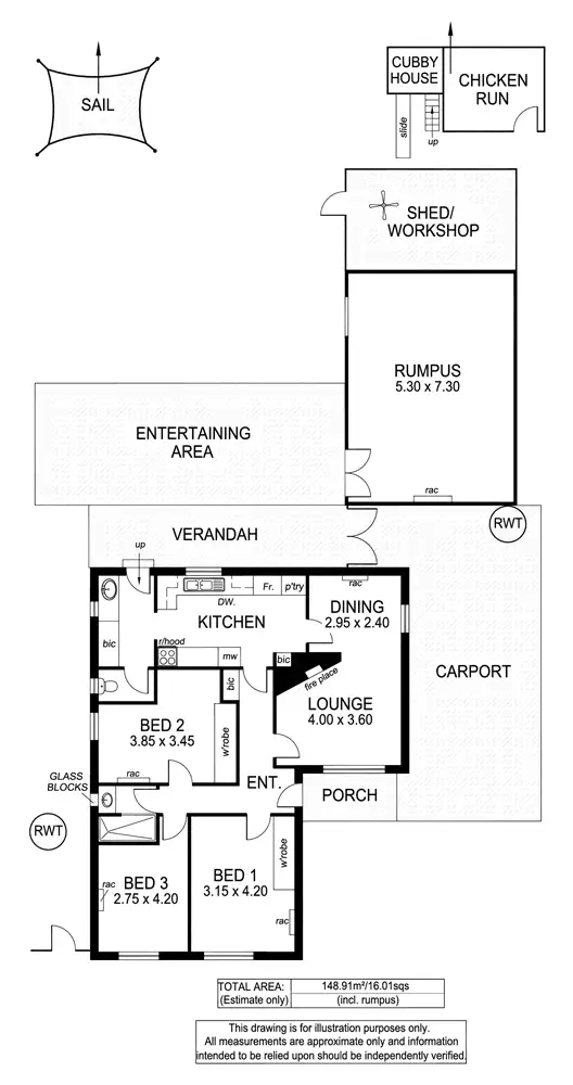 Floorplan of Homely house listing, 11. Sandison Avenue, Park Holme SA 5043