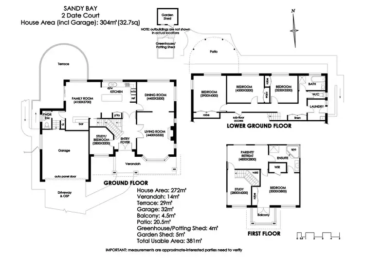 Floorplan of Homely house listing, 2 Date Court, Sandy Bay TAS 7005