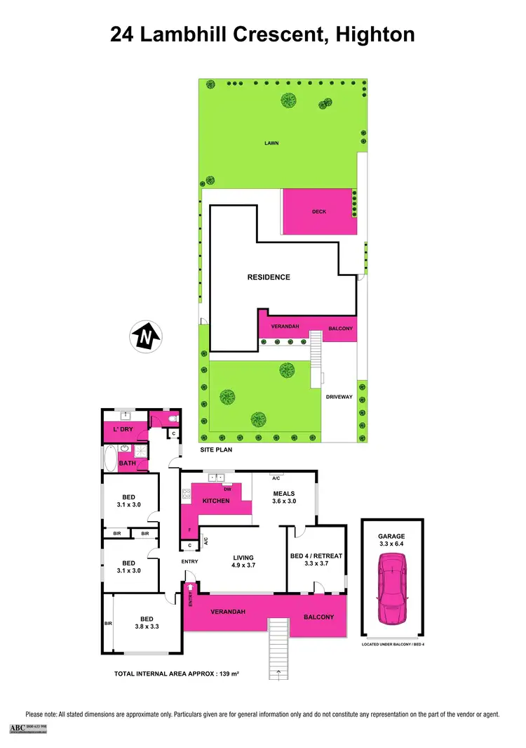 Floorplan of Homely house listing, 24 Lambhill Crescent, Highton VIC 3216