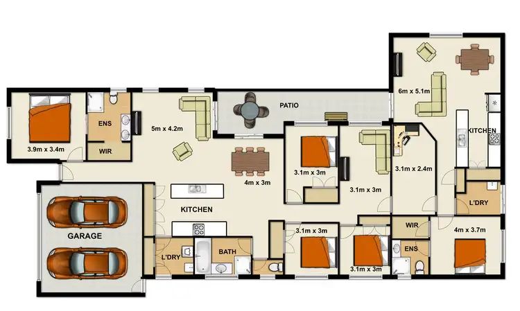 Floorplan of Homely house listing, 37 Greenvale Street, Drewvale QLD 4116