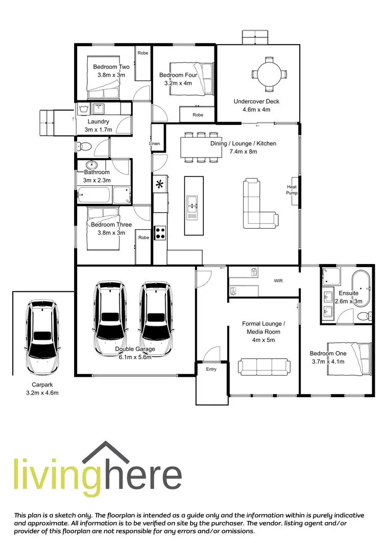 Floorplan of Homely house listing, 120 Franmaree Road, Newnham TAS 7248