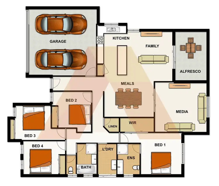 Floorplan of Homely house listing, 78 MARCUS DRIVE, Regents Park QLD 4118