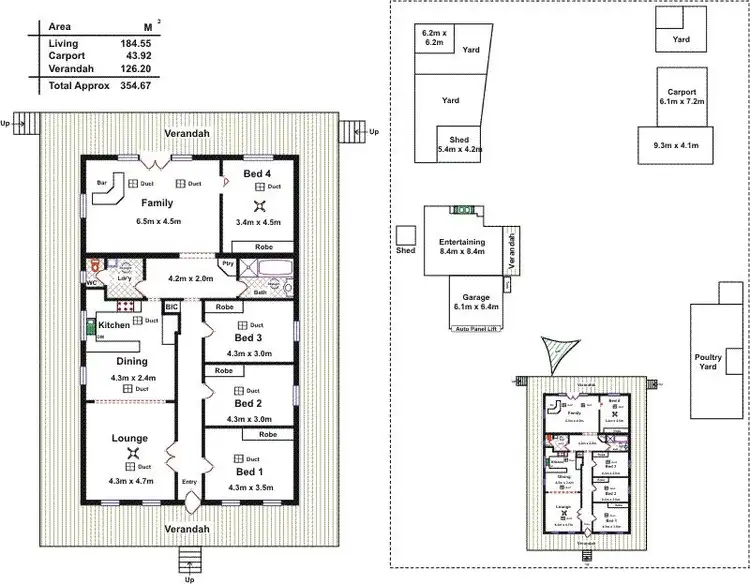 Floorplan of Homely house listing, 116 Gawler Road, Lewiston SA 5501