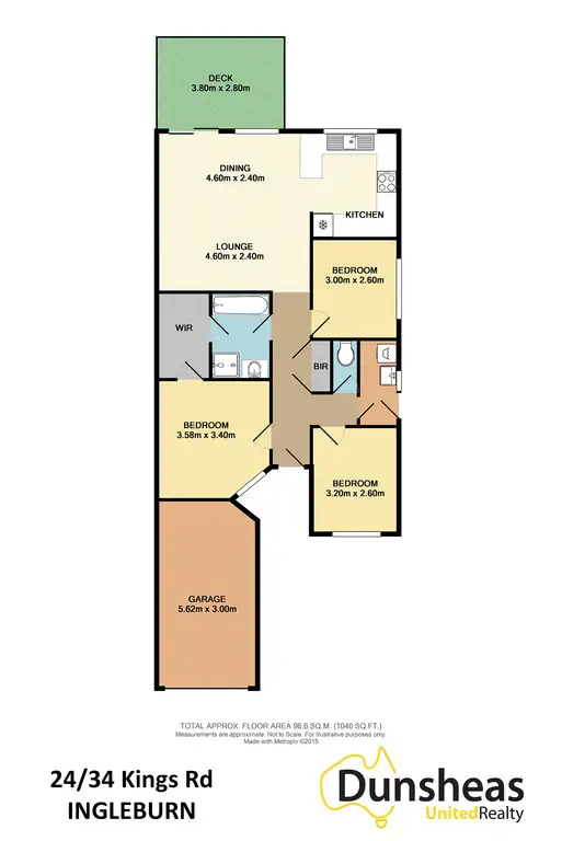 Floorplan of Homely house listing, 24/34 KINGS ROAD, Ingleburn NSW 2565
