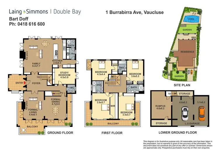 Floorplan of Homely house listing, 1 Burrabirra Avenue, Vaucluse NSW 2030
