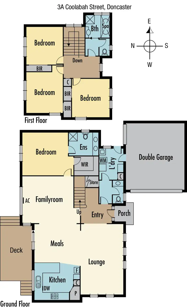 Floorplan of Homely house listing, 3A Coolabah Street, Doncaster VIC 3108