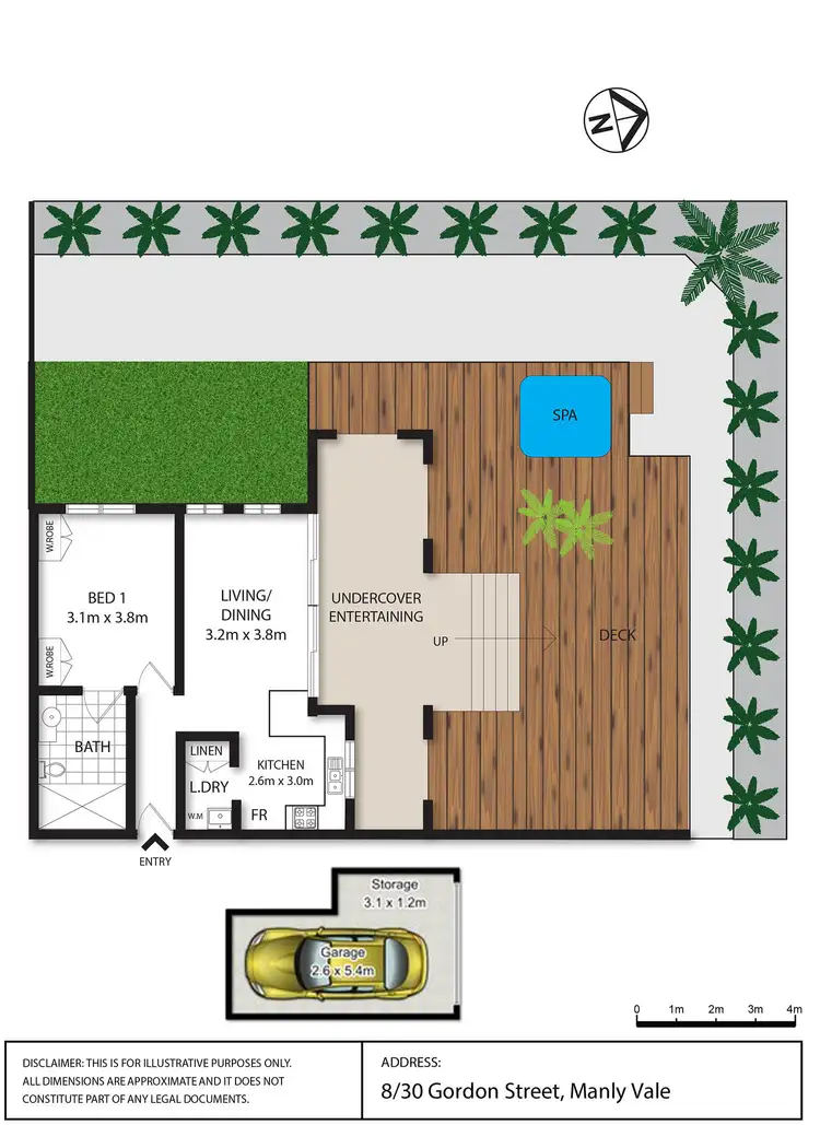 Floorplan of Homely apartment listing, 8/30-34 Gordon Street, Manly Vale NSW 2093