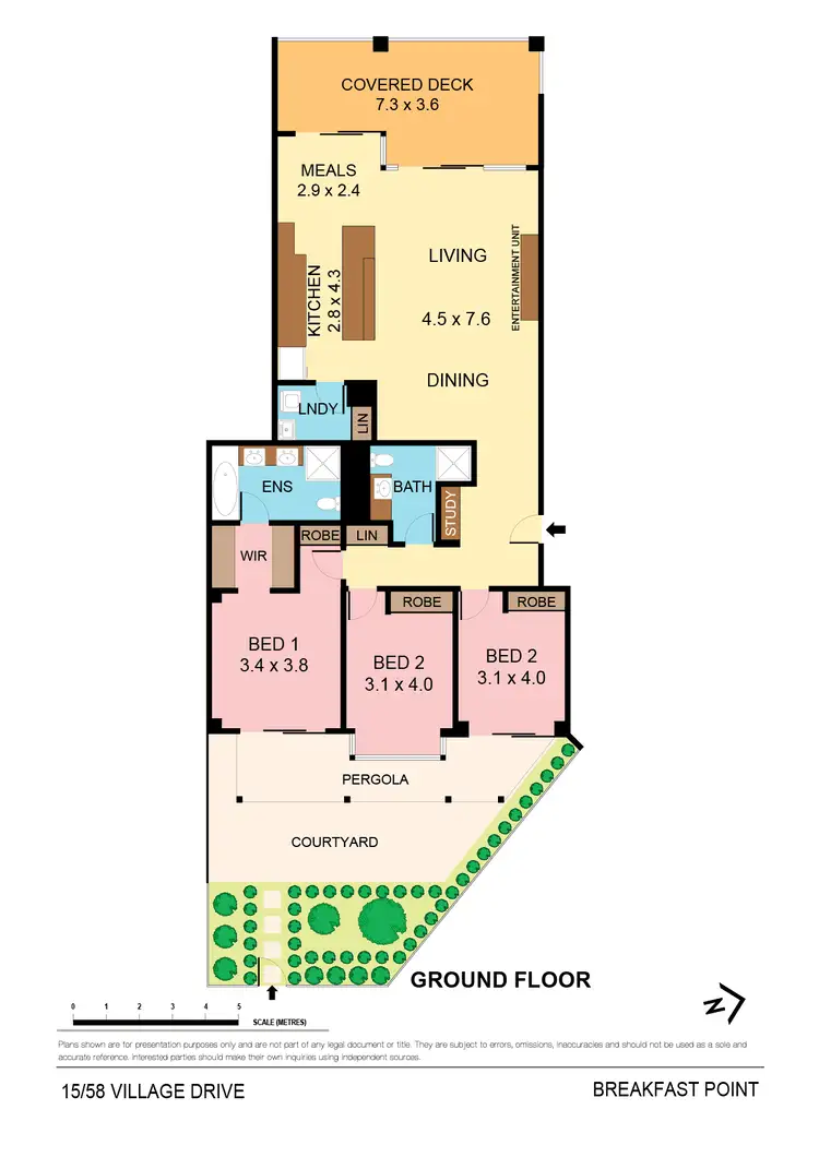 Floorplan of Homely apartment listing, Address available on request