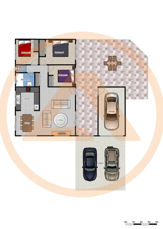 Floorplan of Homely house listing, 79 Peverell Street, Hillcrest QLD 4118