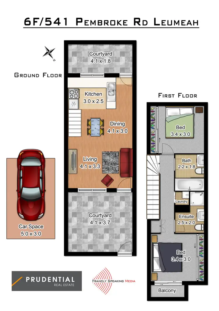 Floorplan of Homely house listing, 6F/541 Pembroke Road, Leumeah NSW 2560