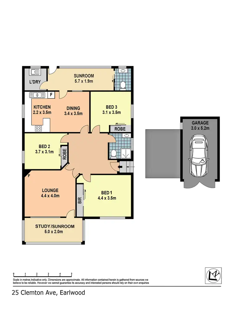 Floorplan of Homely house listing, 25 Clemton Ave, Earlwood NSW 2206