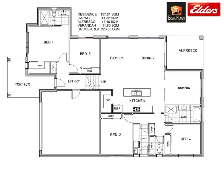 Floorplan of Homely house listing, 6 Aitken Street, Googong NSW 2620