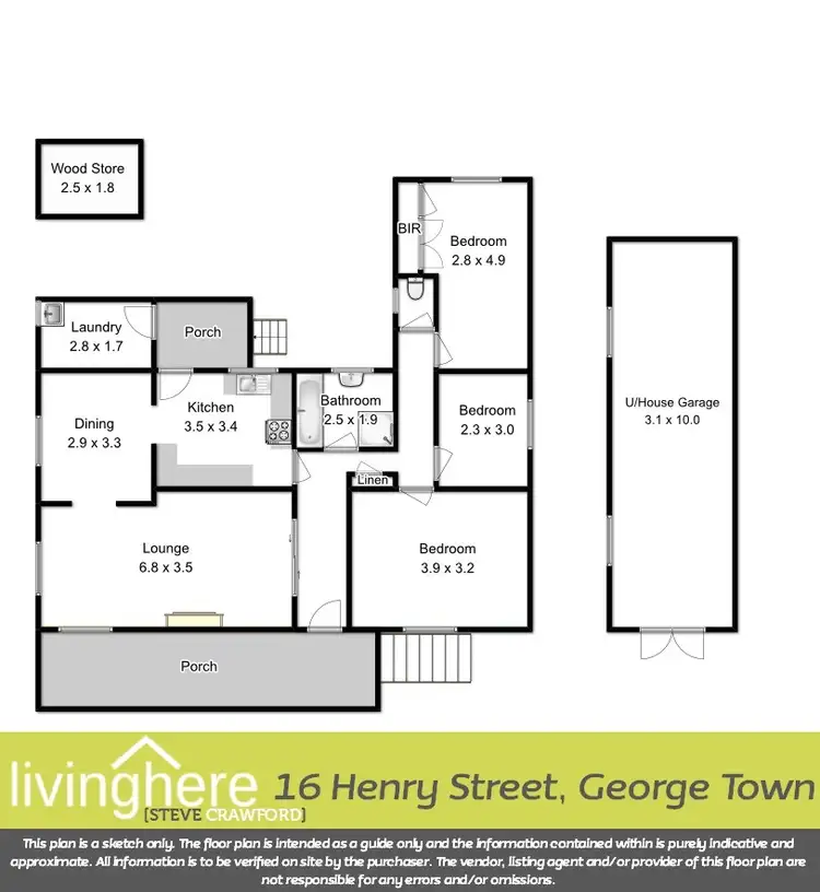 Floorplan of Homely house listing, 16 Henry Street, Ravenswood TAS 7250