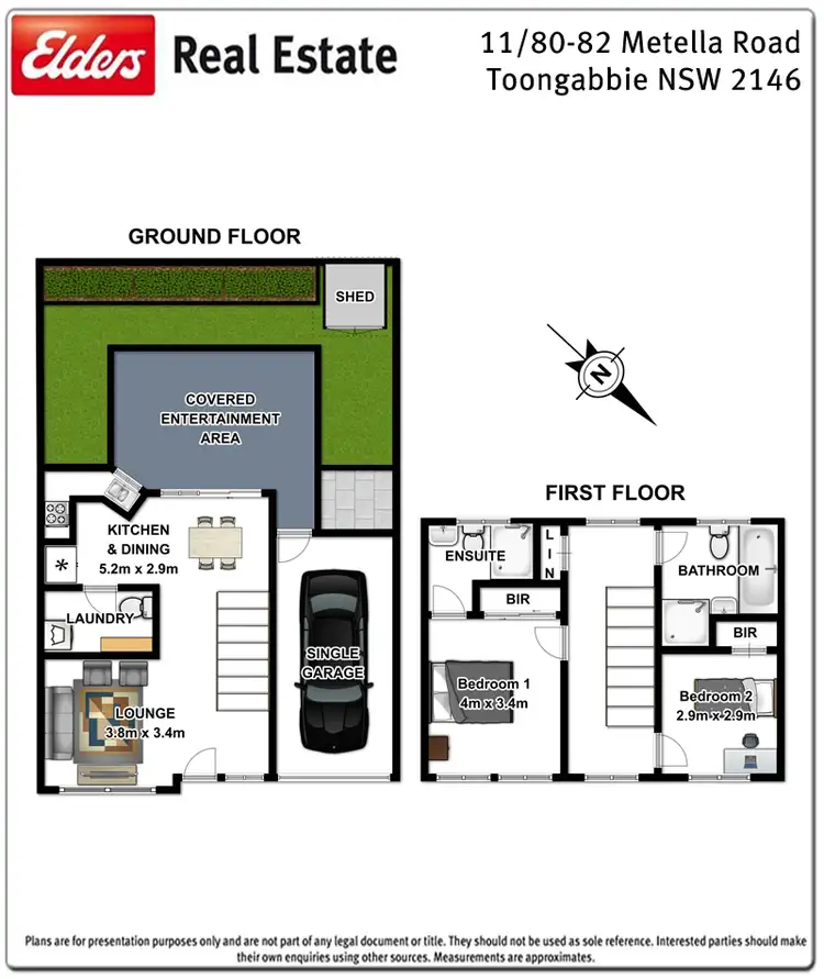Floorplan of Homely townhouse listing, 11/80-82 Metella Road, Toongabbie NSW 2146