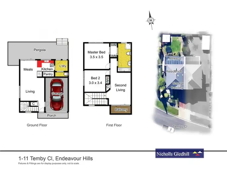 Floorplan of Homely house listing, 1/11 Temby Close, Endeavour Hills VIC 3802