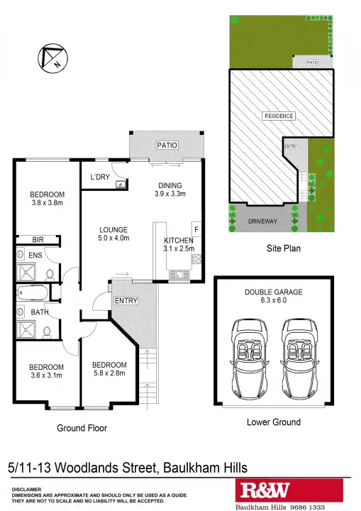 Floorplan of Homely townhouse listing, Address available on request