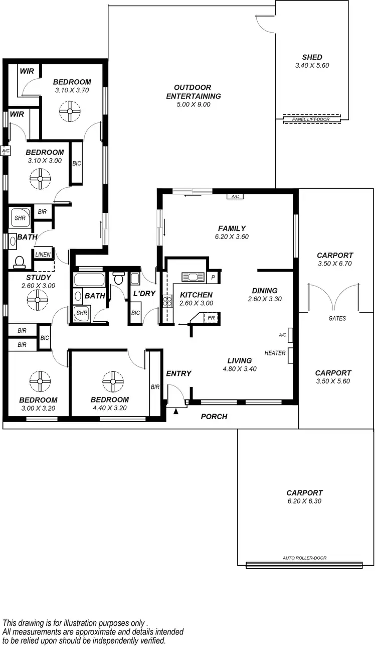 Floorplan of Homely house listing, 45 Metala Road, Paralowie SA 5108