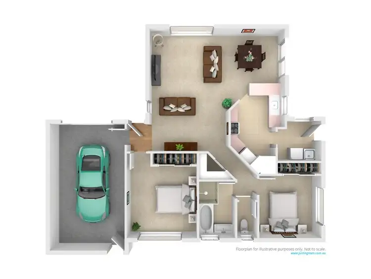 Floorplan of Homely unit listing, 2/32 Lonergan Place, Wagga Wagga NSW 2650