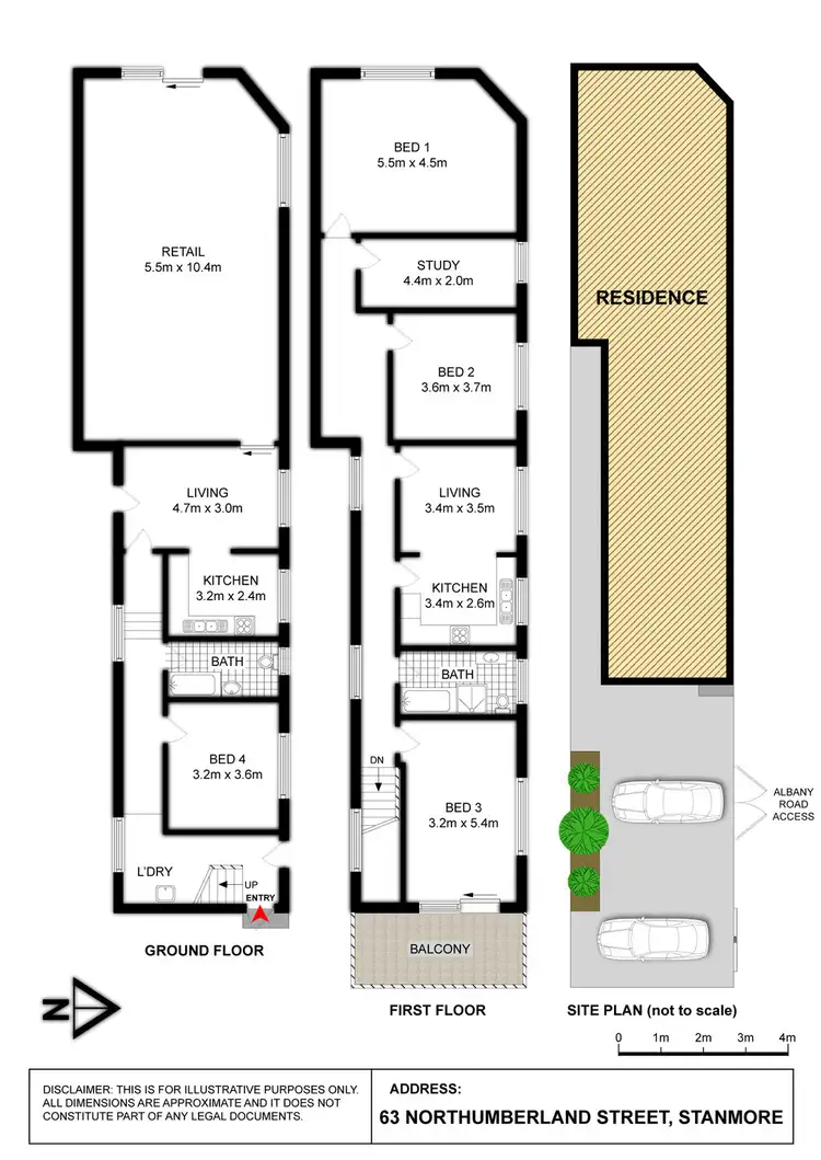 Floorplan of Homely house listing, 63 Northumberland Avenue, Stanmore NSW 2048