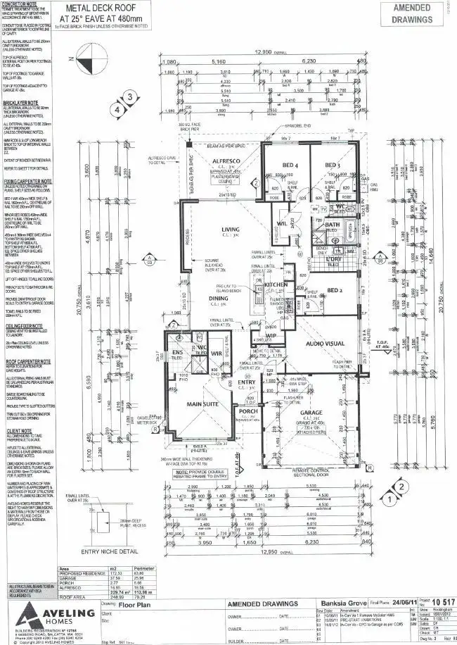 Floorplan of Homely house listing, 13 Parakeet Bend, Baldivis WA 6171
