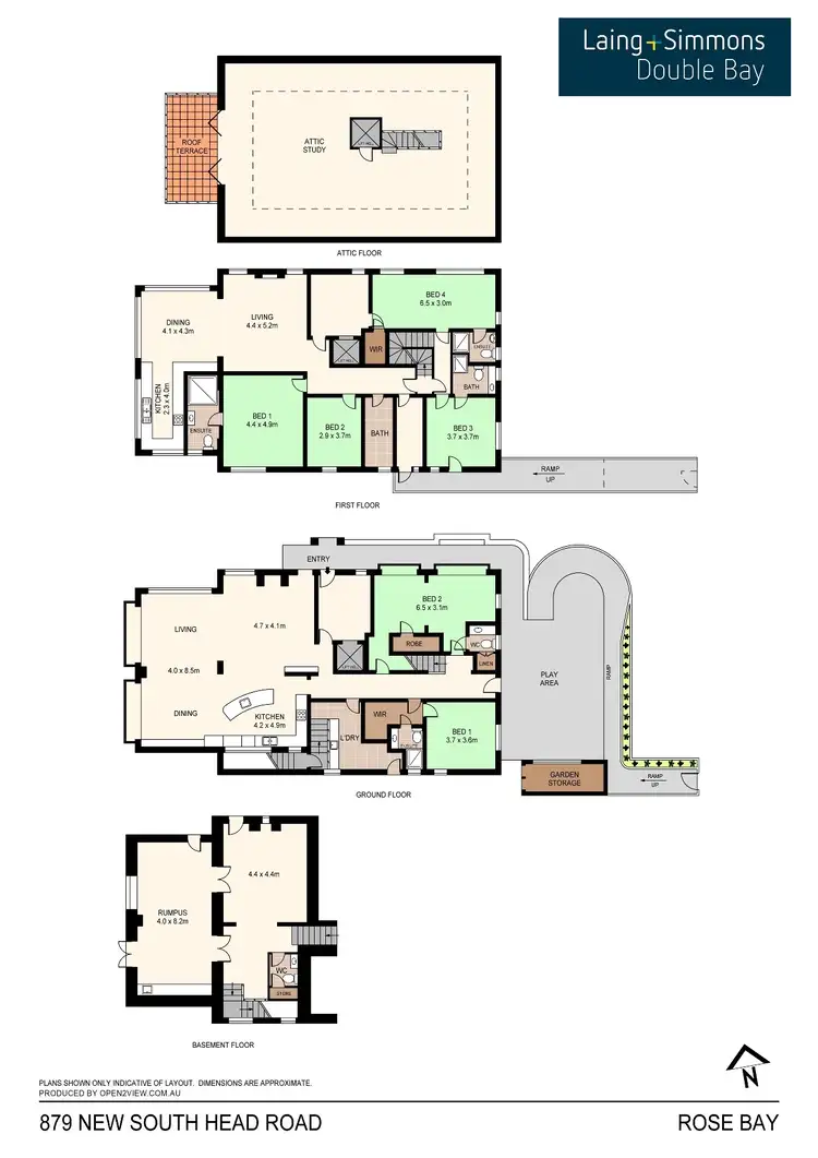 Floorplan of Homely house listing, 879 Rawson Road (AKA New South Head Rd), Rose Bay NSW 2029