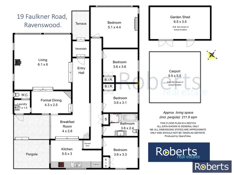 Floorplan of Homely house listing, 19 Faulkner Road, Ravenswood TAS 7250