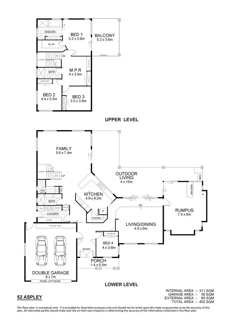 Floorplan of Homely house listing, 52 Aspley Drive, Kirwan QLD 4817