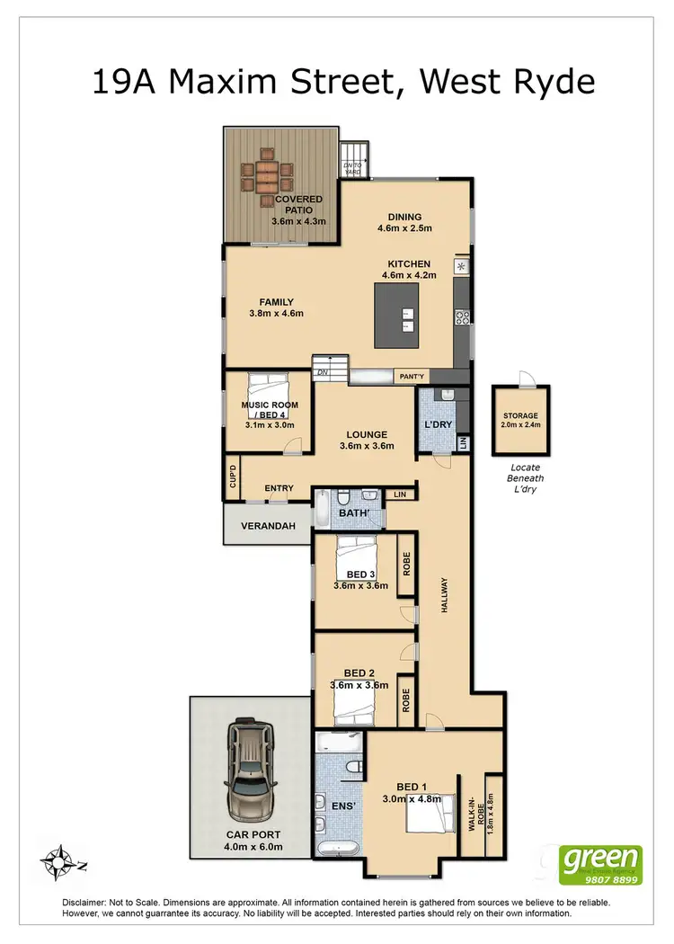 Floorplan of Homely house listing, 19A Maxim Street, West Ryde NSW 2114
