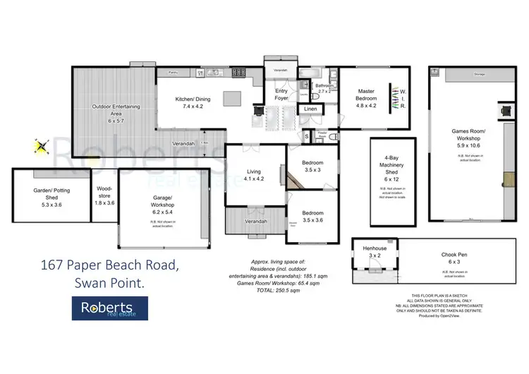 Floorplan of Homely house listing, 167 Paper Beach Rd, Swan Point TAS 7275