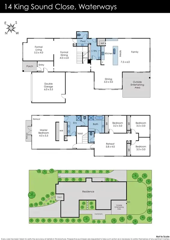 Floorplan of Homely house listing, 14 King Sound Close, Waterways VIC 3195