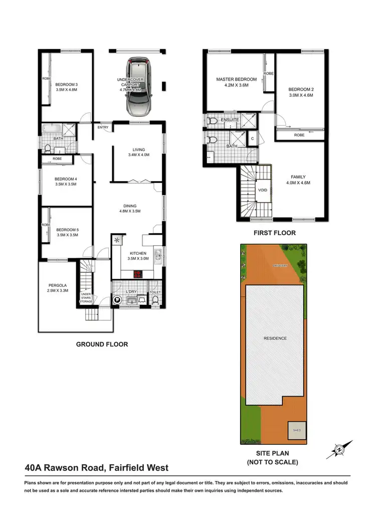 Floorplan of Homely house listing, 40A Rawson Road, Fairfield West NSW 2165