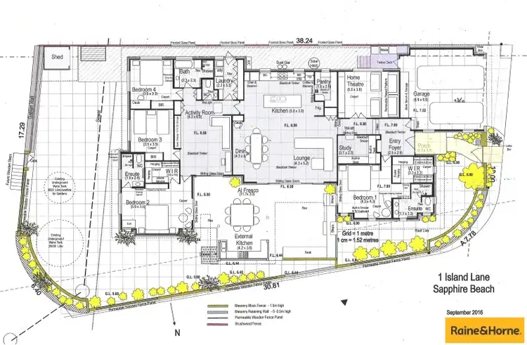 Floorplan of Homely house listing, 1 Island Lane, Sapphire Beach NSW 2450
