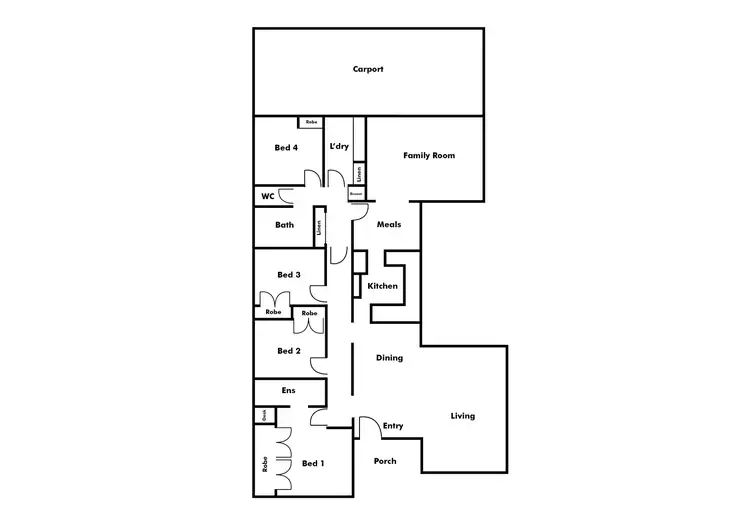 Floorplan of Homely house listing, 62 Sussex Street, Spearwood WA 6163