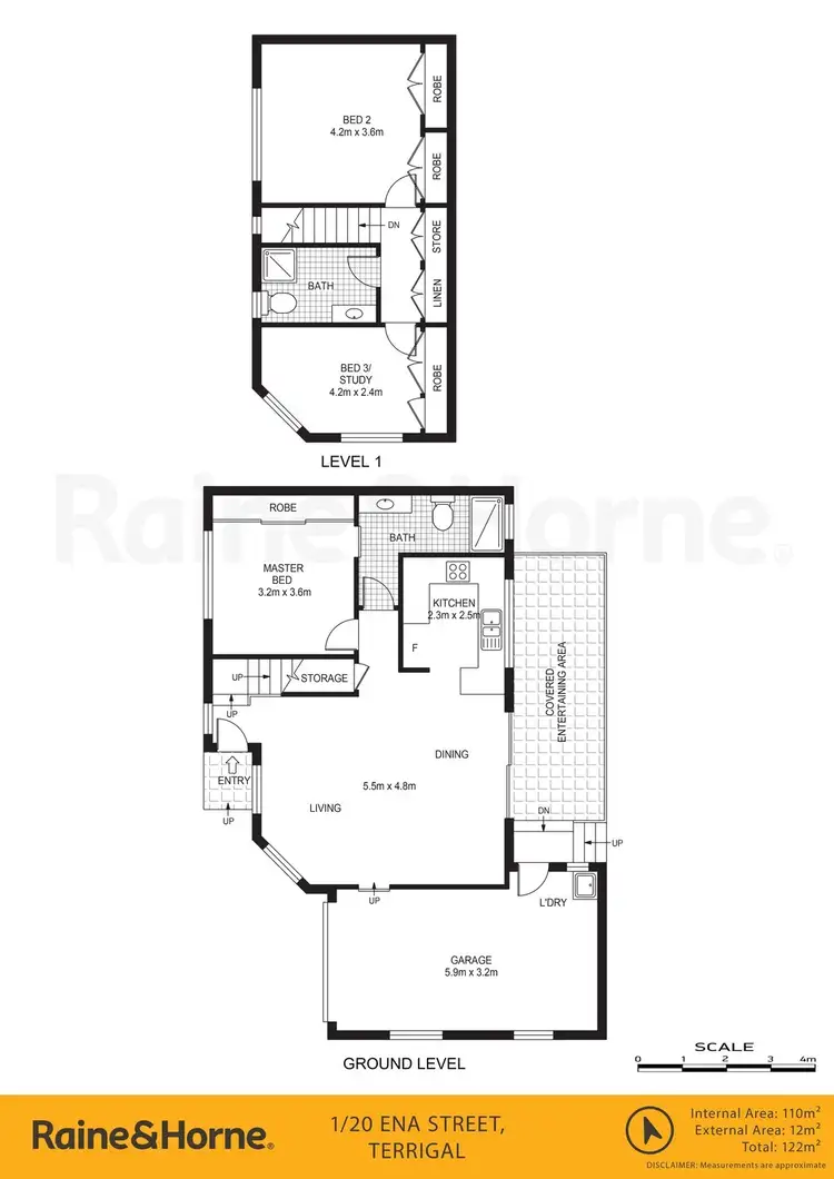 Floorplan of Homely townhouse listing, 1/20 Ena Street, Terrigal NSW 2260
