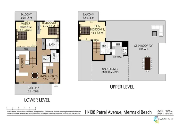 Floorplan of Homely unit listing, Unit @ 108 Petrel Avenue, Mermaid Beach QLD 4218