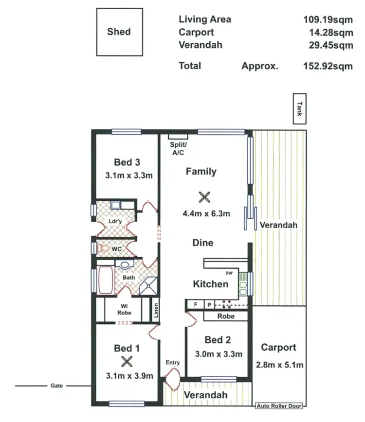 Floorplan of Homely house listing, 15 Platform Avenue, Sheidow Park SA 5158
