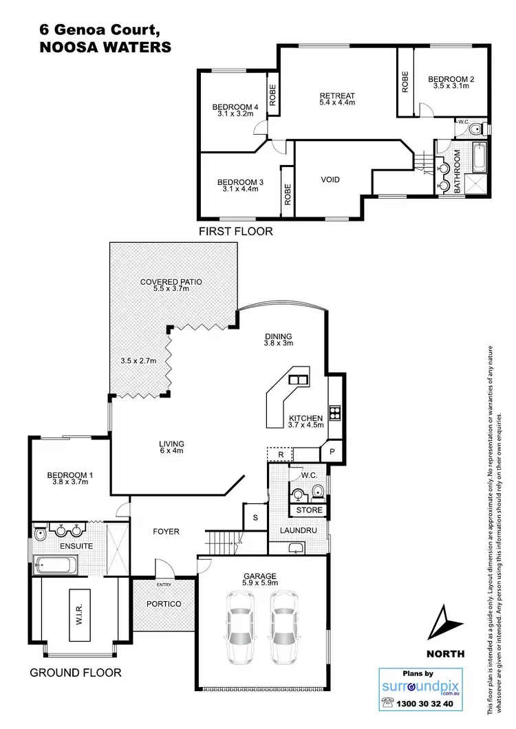 Floorplan of Homely house listing, 6 Genoa Court, Albion QLD 4566