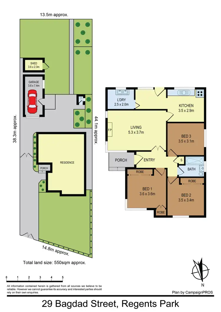 Floorplan of Homely house listing, 29 Bagdad Street, Regents Park NSW 2143