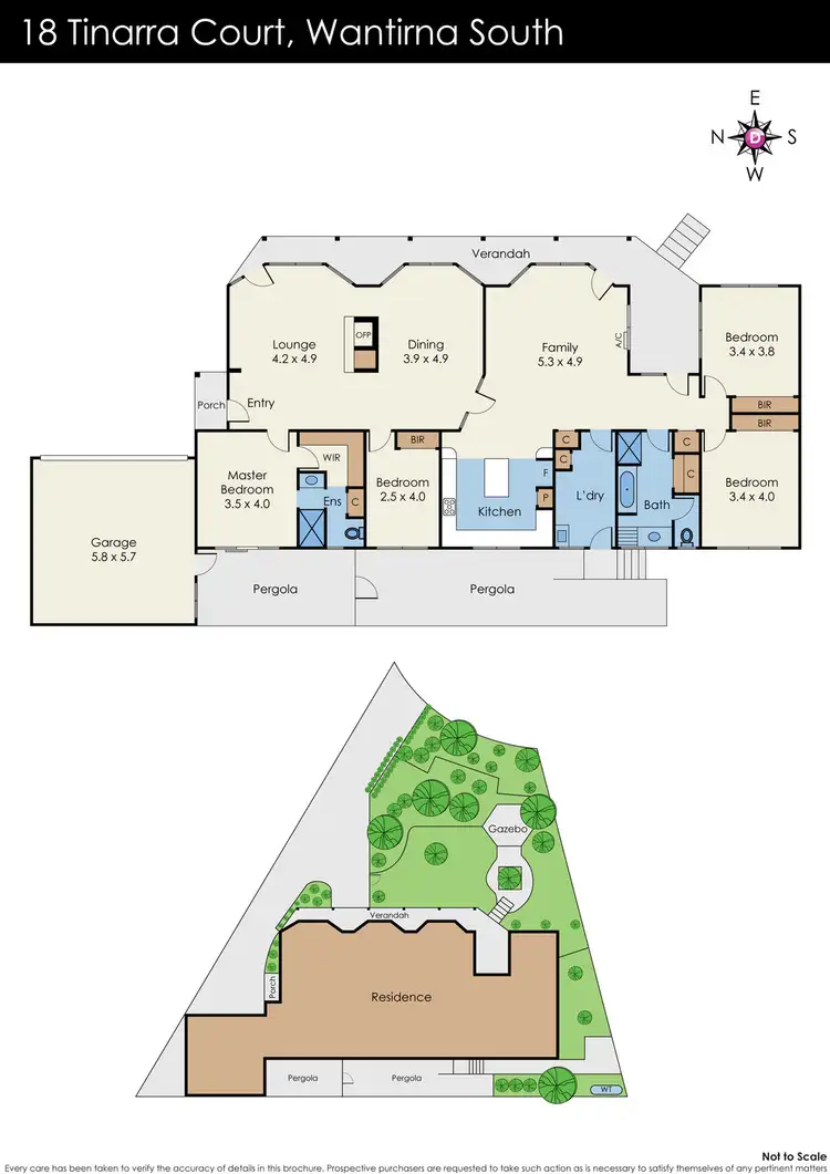 Floorplan of Homely house listing, 18 Tinarra Court, Wantirna South VIC 3152