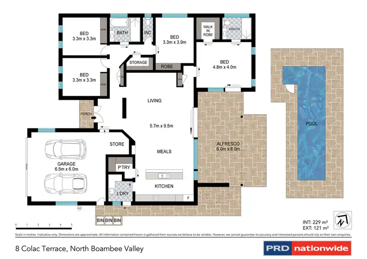 Floorplan of Homely house listing, 8 Colac Terrace, North Boambee Valley NSW 2450