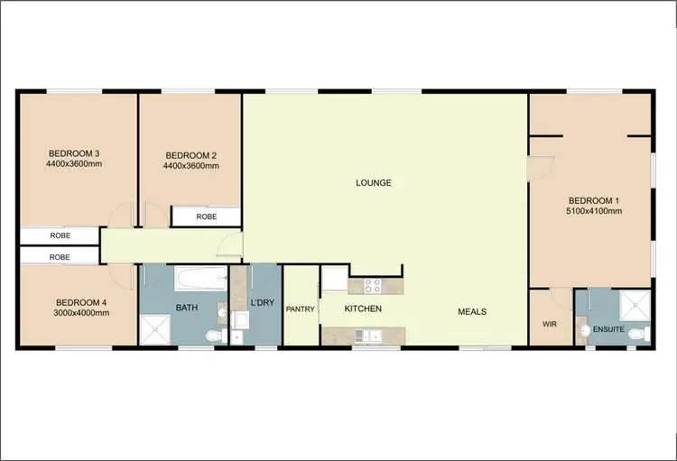 Floorplan of Homely rural property listing, 1304 Tambo Upper Road, Bruthen VIC 3885