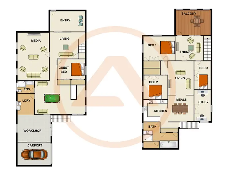 Floorplan of Homely house listing, 1165 Oxley Road, Oxley QLD 4075