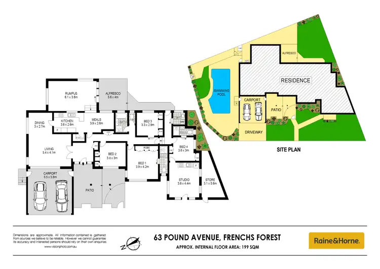Floorplan of Homely house listing, 63 Pound Avenue, Frenchs Forest NSW 2086