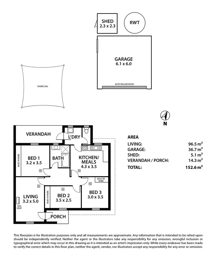 Floorplan of Homely house listing, 6A Edward Street, Strathalbyn SA 5255