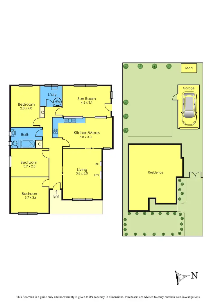 Floorplan of Homely house listing, 81 Graham Street, Newport VIC 3015