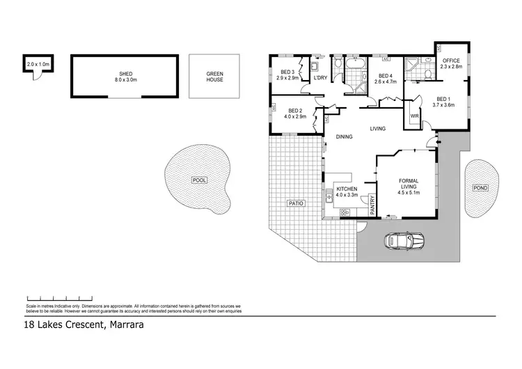 Floorplan of Homely house listing, 18 Lakes Crescent, Marrara NT 812