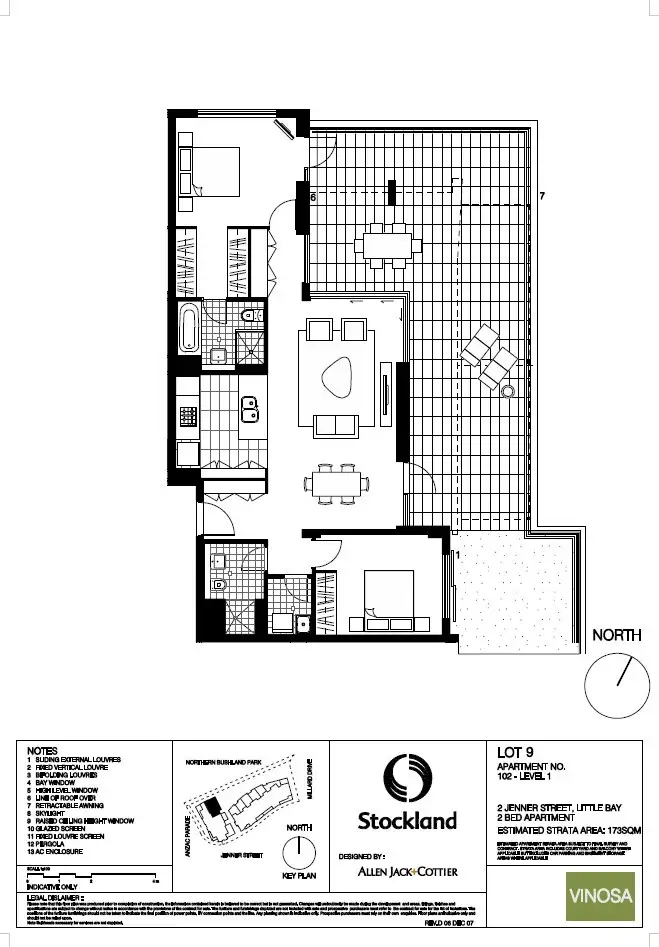 Floorplan of Homely apartment listing, 102/2-4 Jenner Street, Little Bay NSW 2036